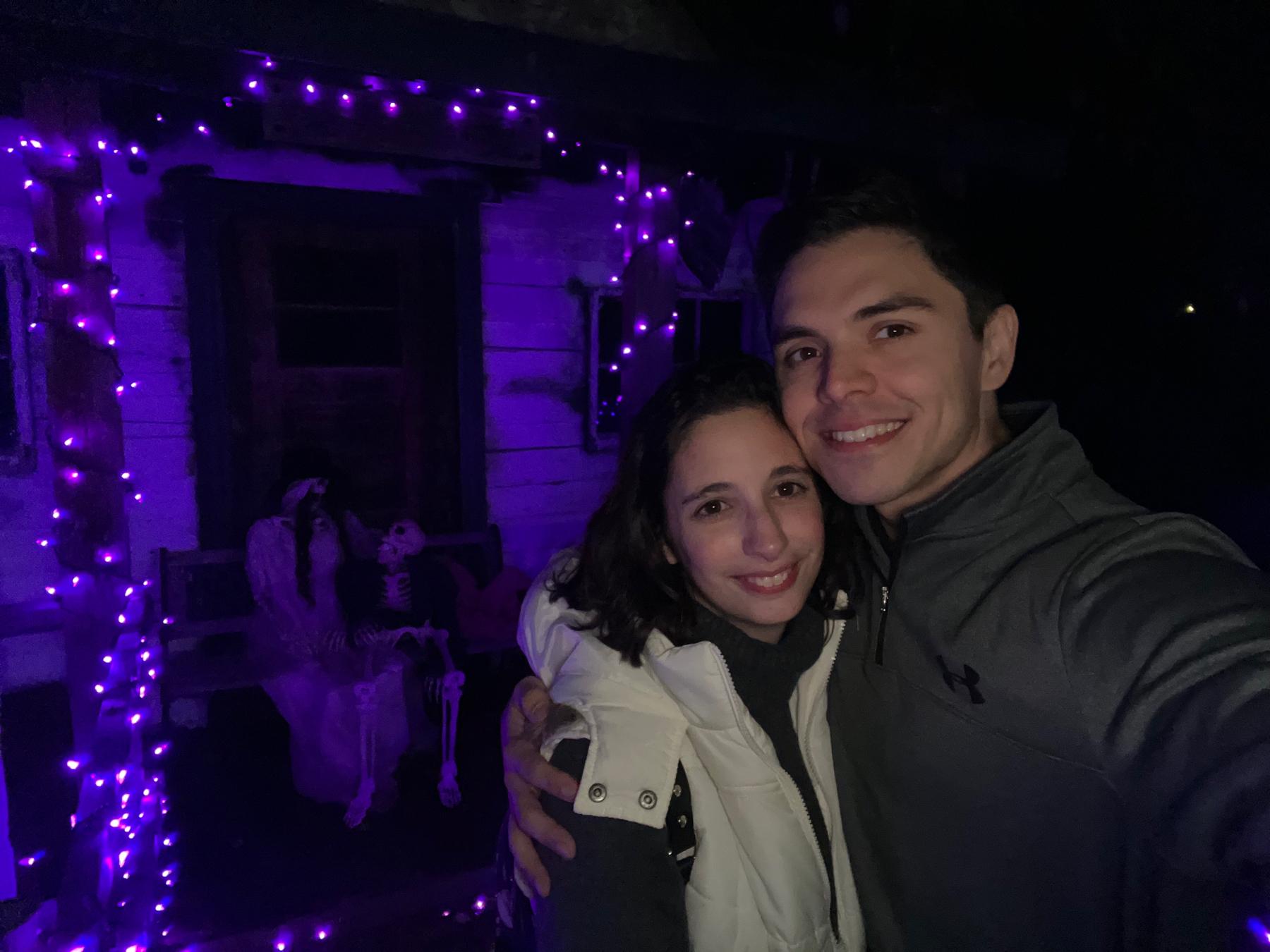 Halloween haunted houses. We go on dates almost every weekend to keep having fun with one another, no matter life’s big stresses.