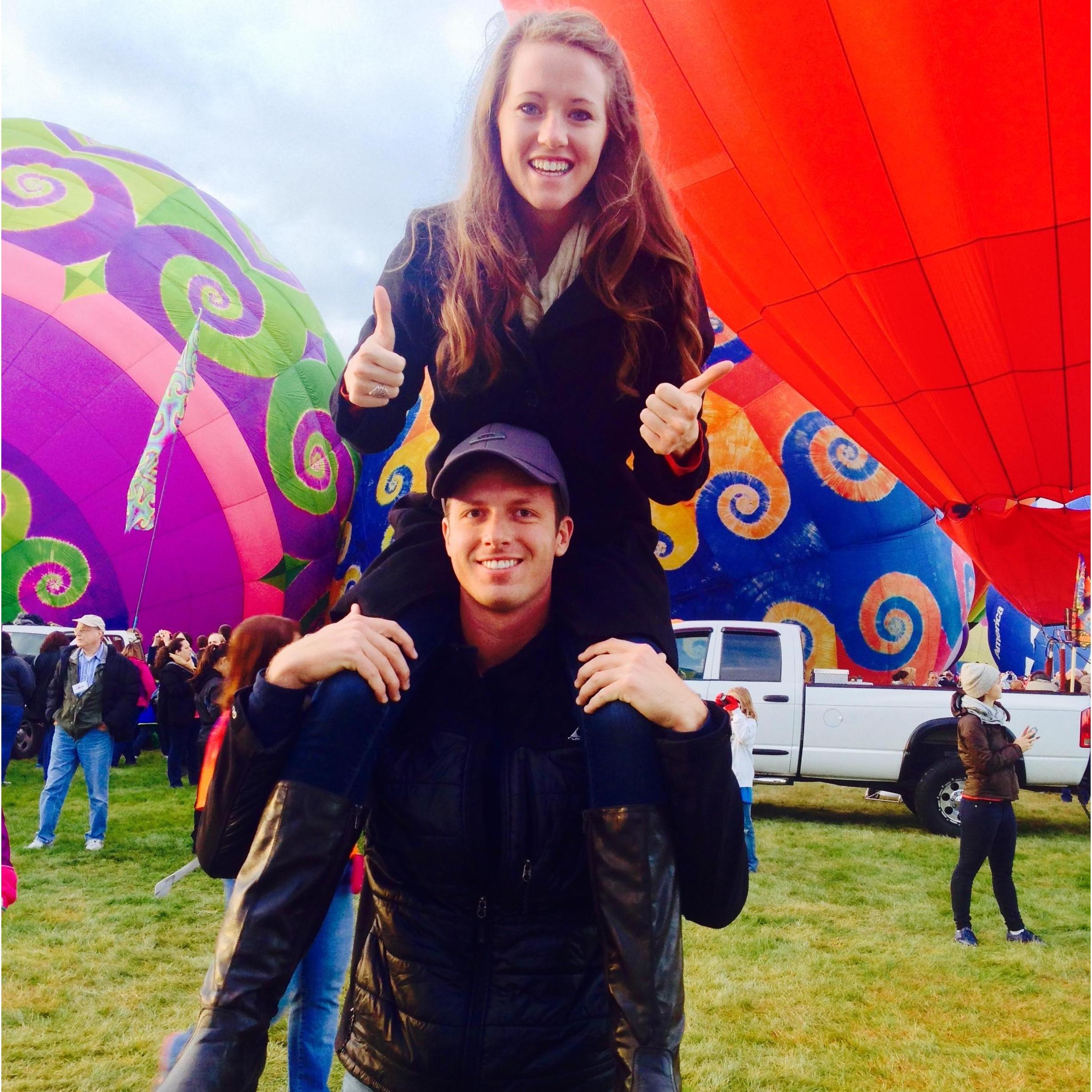 First balloon Fiesta experience for Jordan