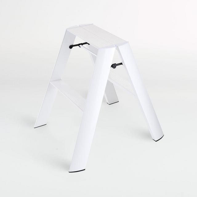 Hasegawa 2-Step White Folding Step Ladder