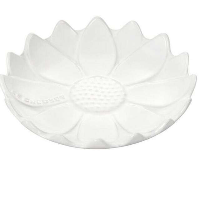 White Flower Spoon Rest