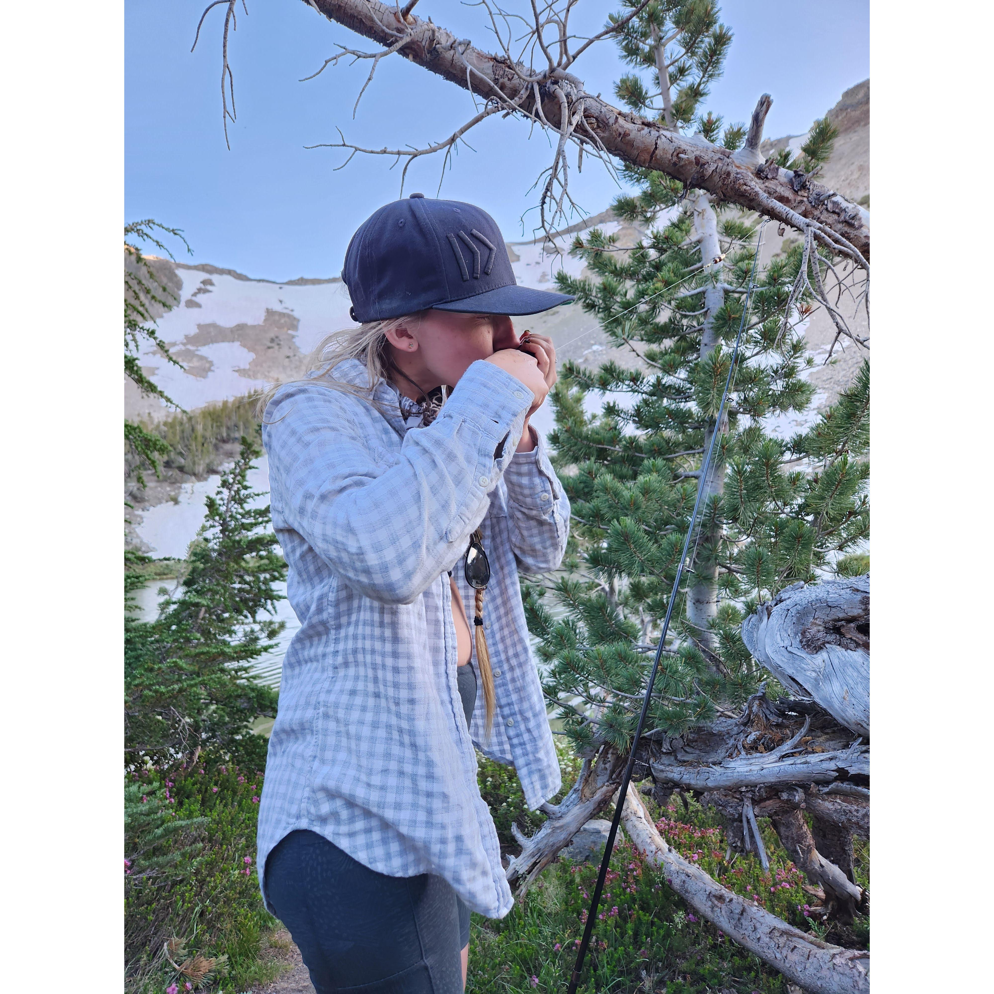 Fishing Rule #1: You gotta kiss your first catch of the trip for good luck.
#DuckLakeAugust2023