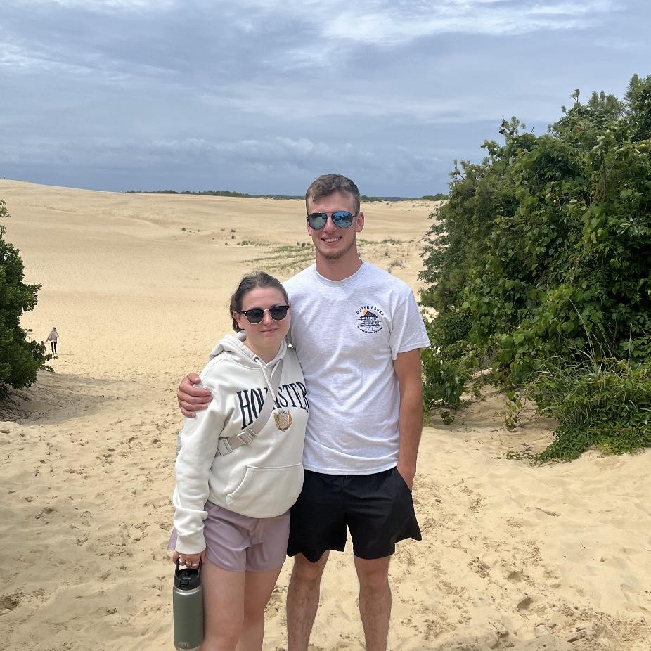 Our trip to OBX, where Seth proposed.