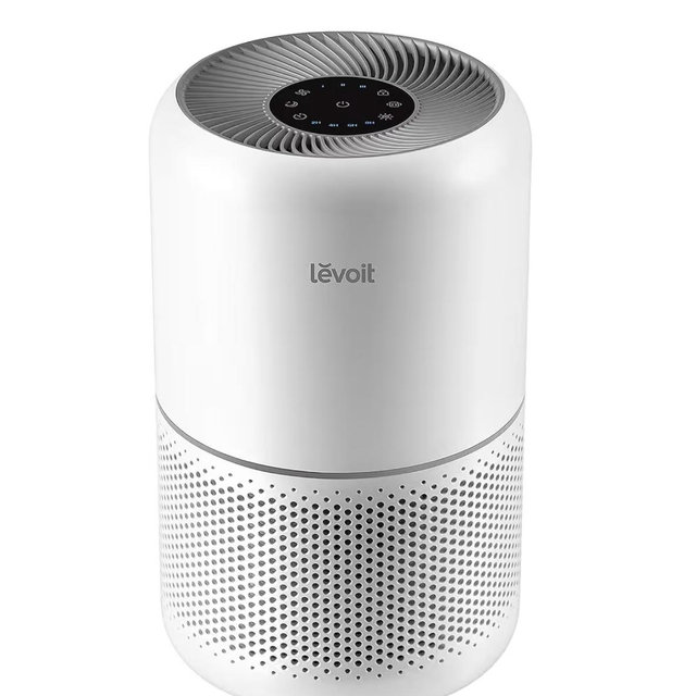 LEVOIT Air Purifier for Home Allergens Pet Hair in Bedroom, Covers Up to 1073 ft² by 56W High Torque Motor, AHAM VERIFIDE, 3-in-1 Filter with HEPA Sleep Mode, Remove Dust Smoke Odor, Core300-P, White