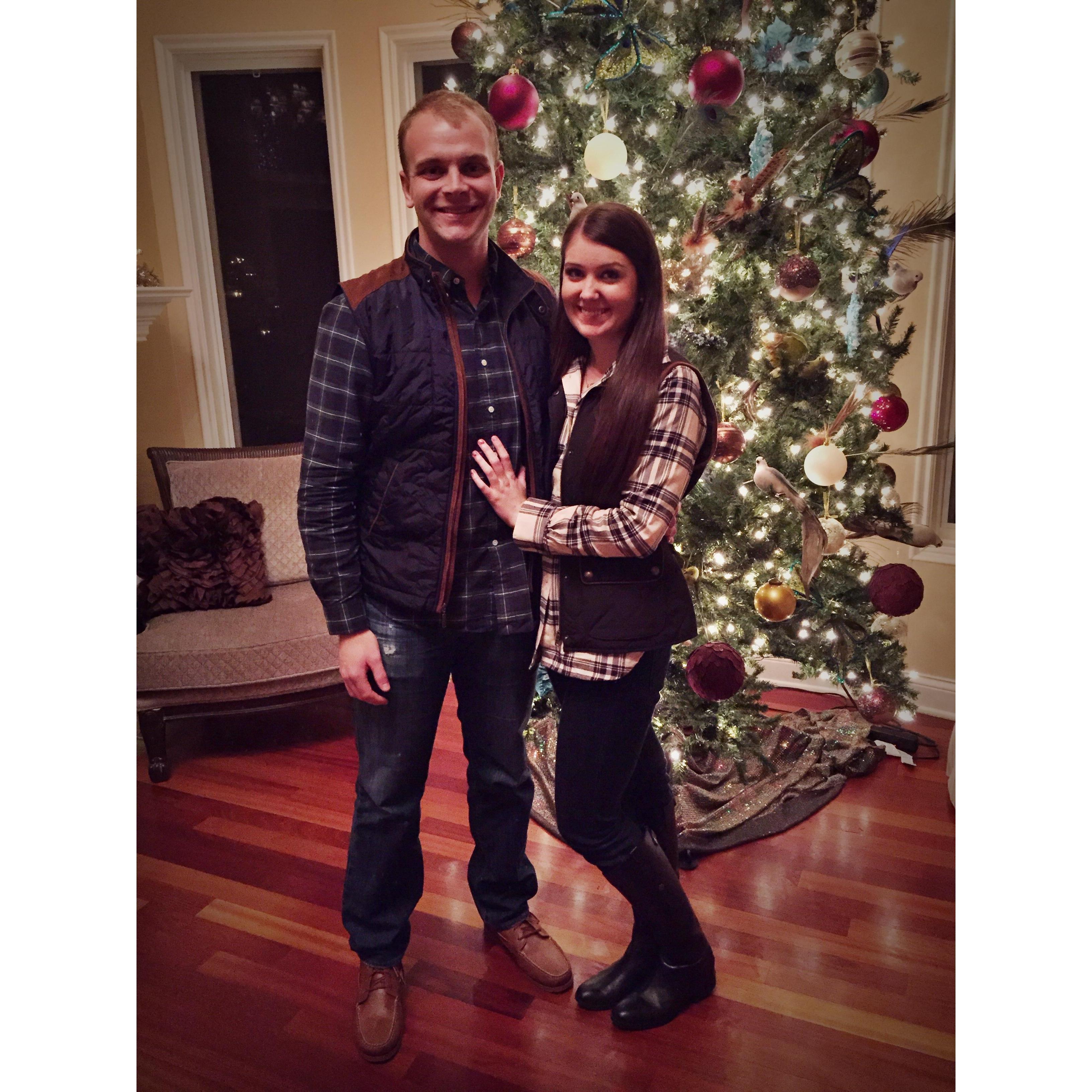 Our first Christmas together.