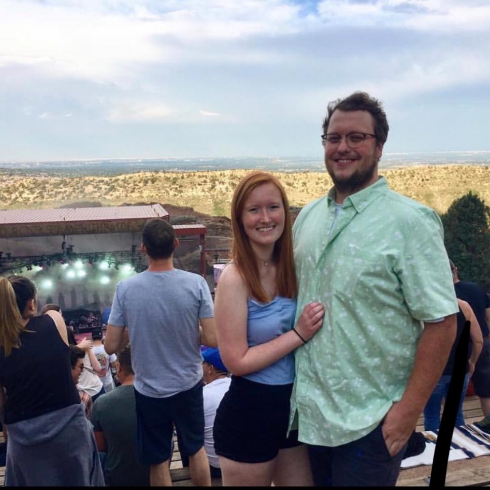 Our first Red Rocks Concert shortly after moving to Colorado in 2018.