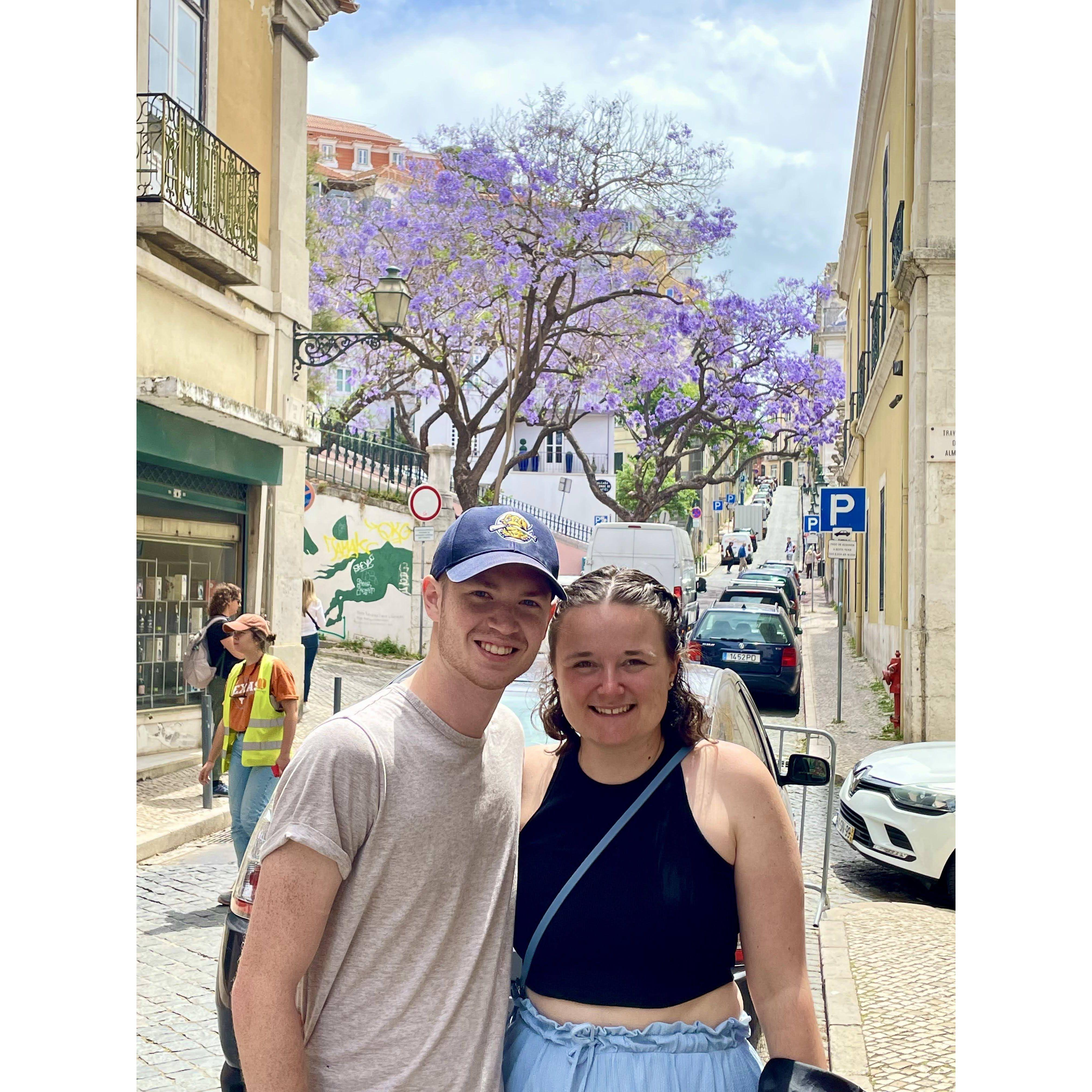 Our first trip to visit Shoan & Michelle (Bryton's parents) in Portugal.