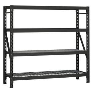 77 in. W x 78 in. H x 24 in. D Steel Garage Storage Shelving Unit