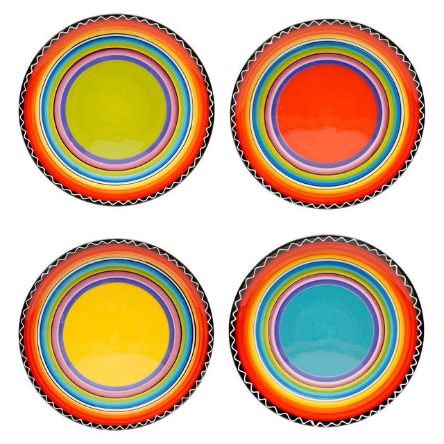 Salad Plate 9" Tequila Sunrise Set of 4 - Certified International