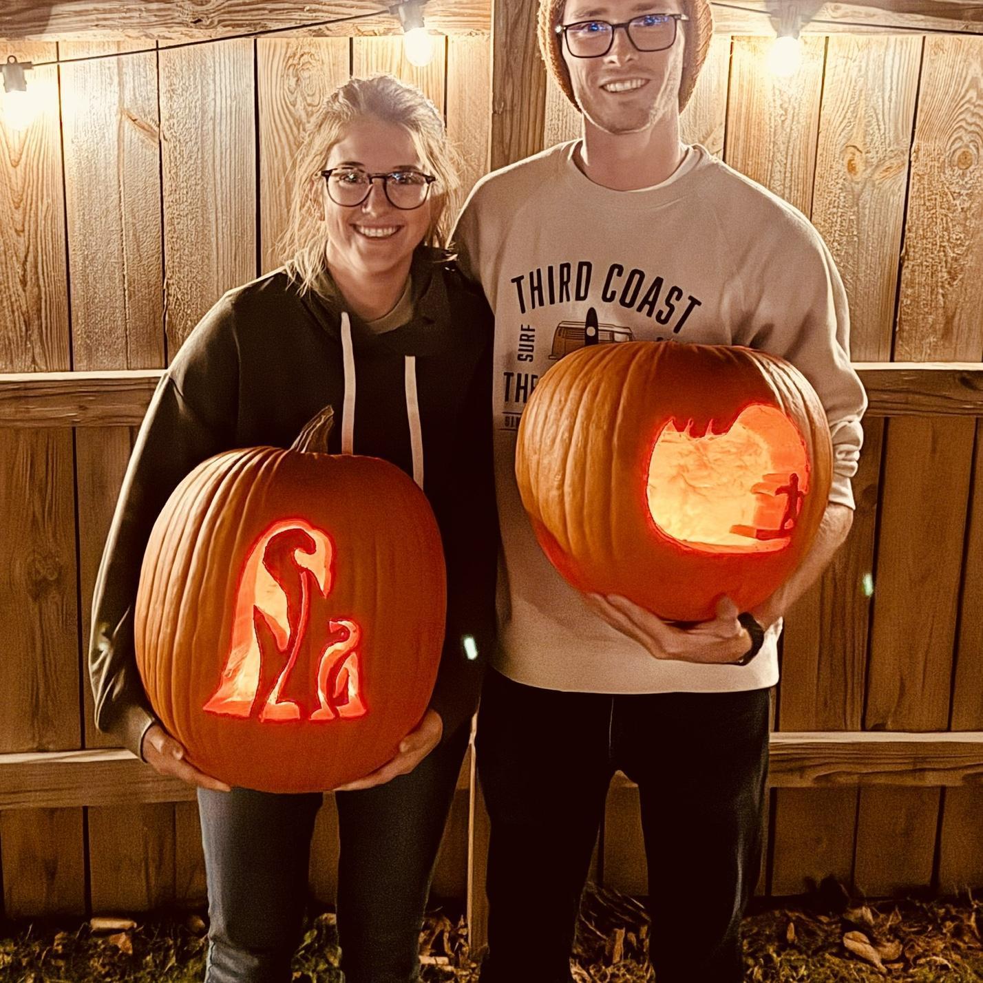 Pumpkin Carving on our 4th date