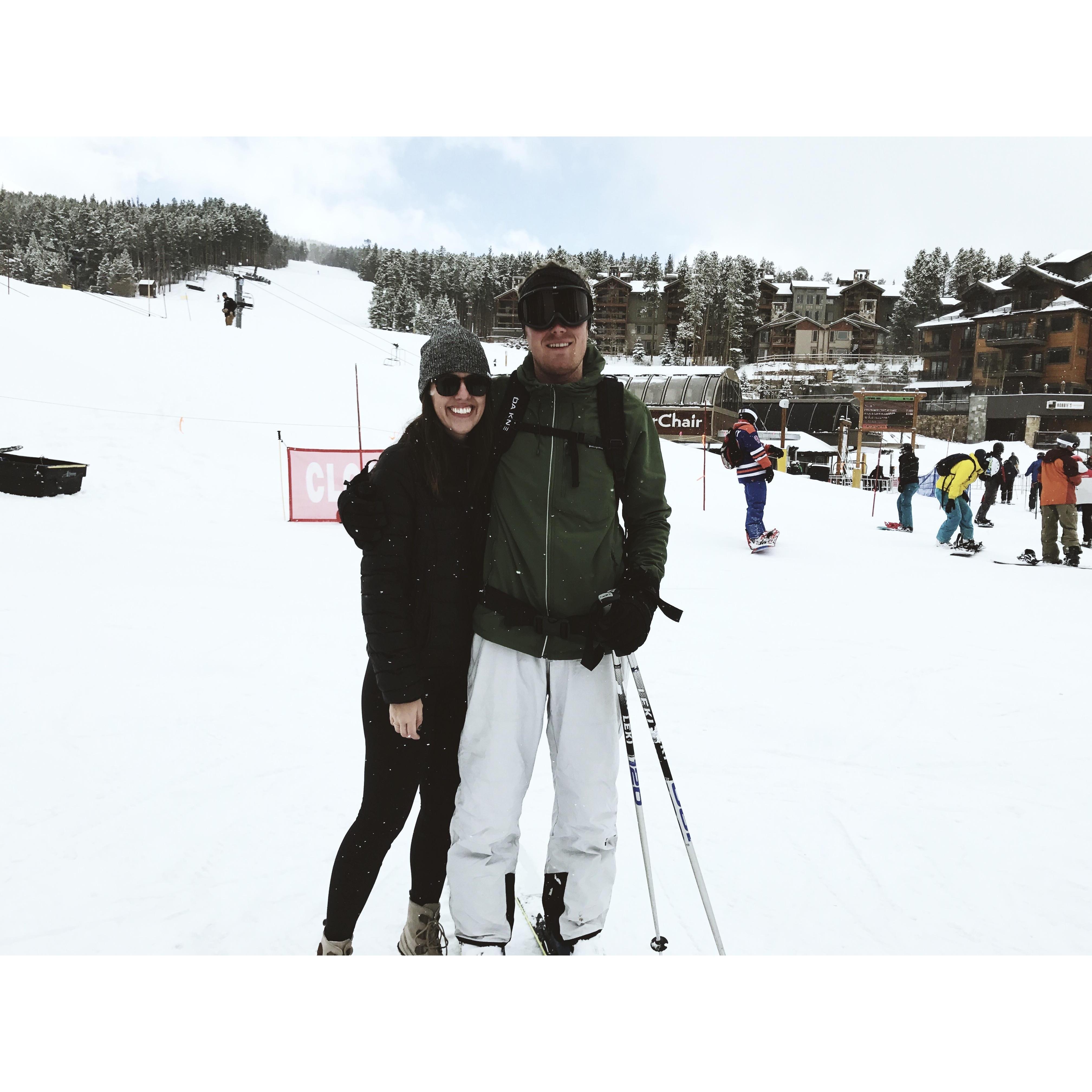 Breckenridge slopes.
