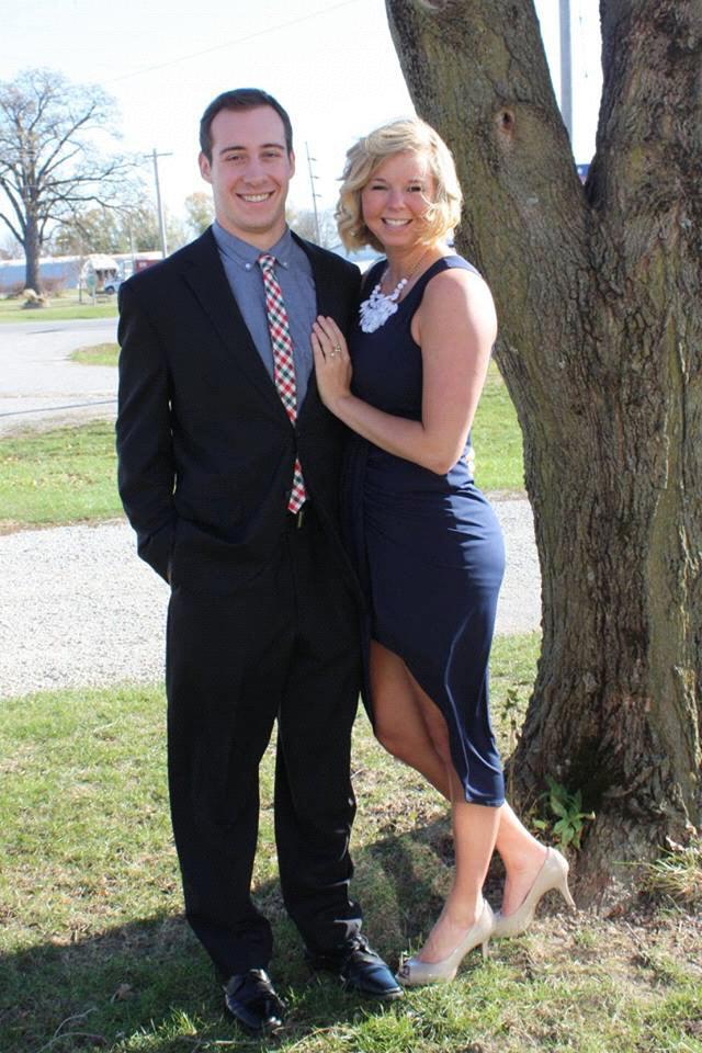 Our first wedding together