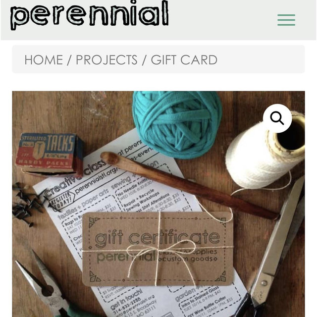 Perennial STL gift card