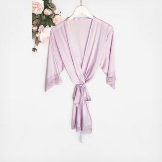 Satin Lace Robe