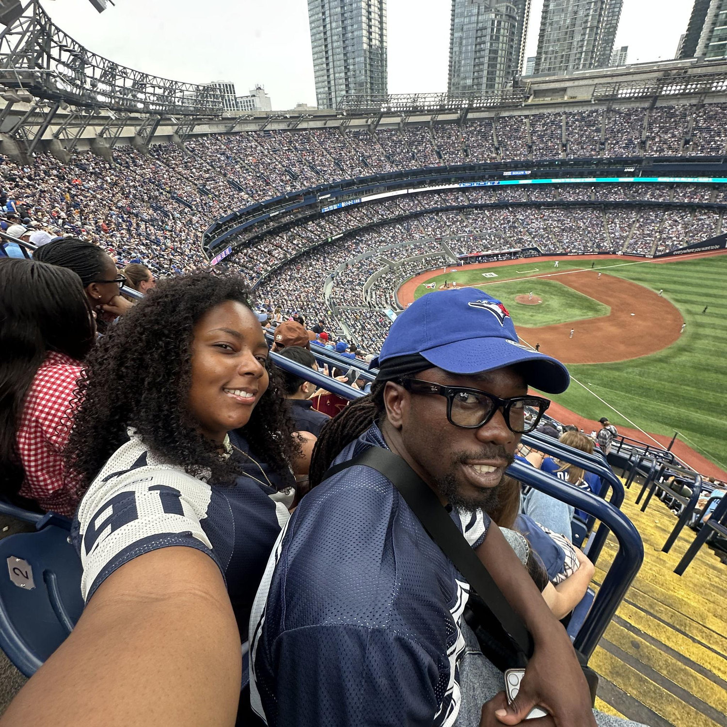 Our first Blue Jays game!