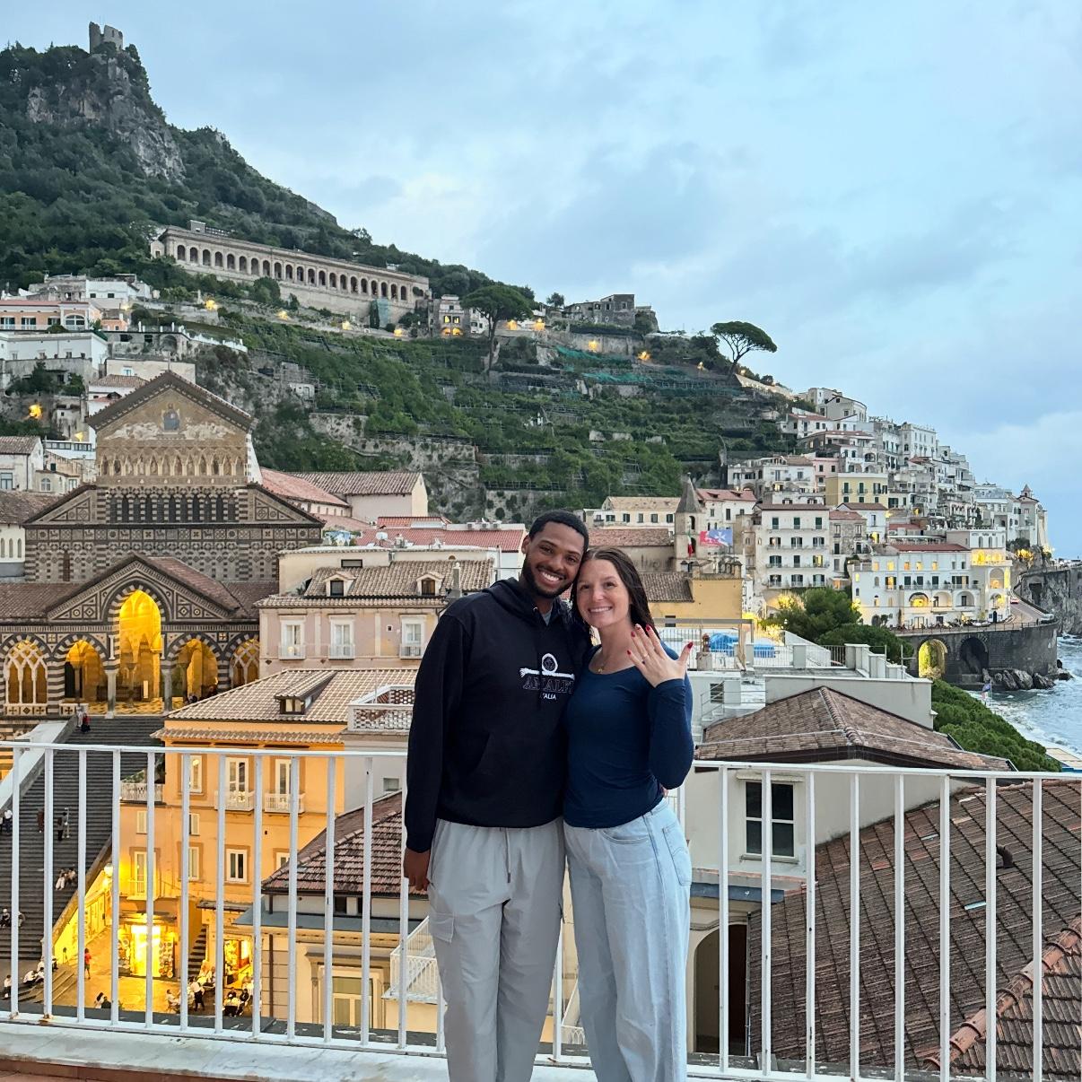 Our Airbnb rooftop in Amalfi