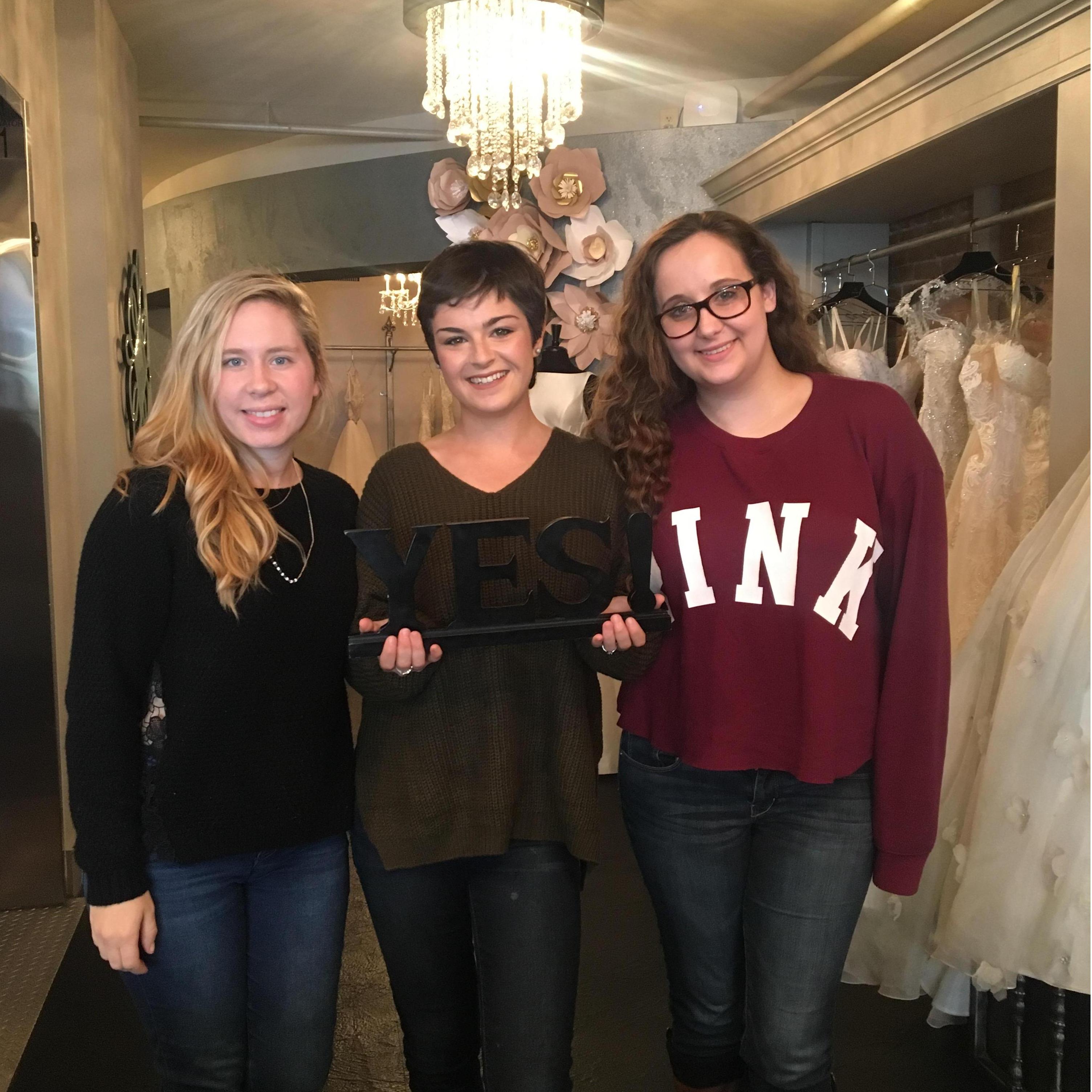 Bought the wedding dress!