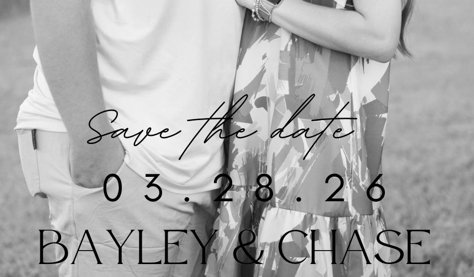 The Wedding Website of Bayley Bass and Chase Lewis