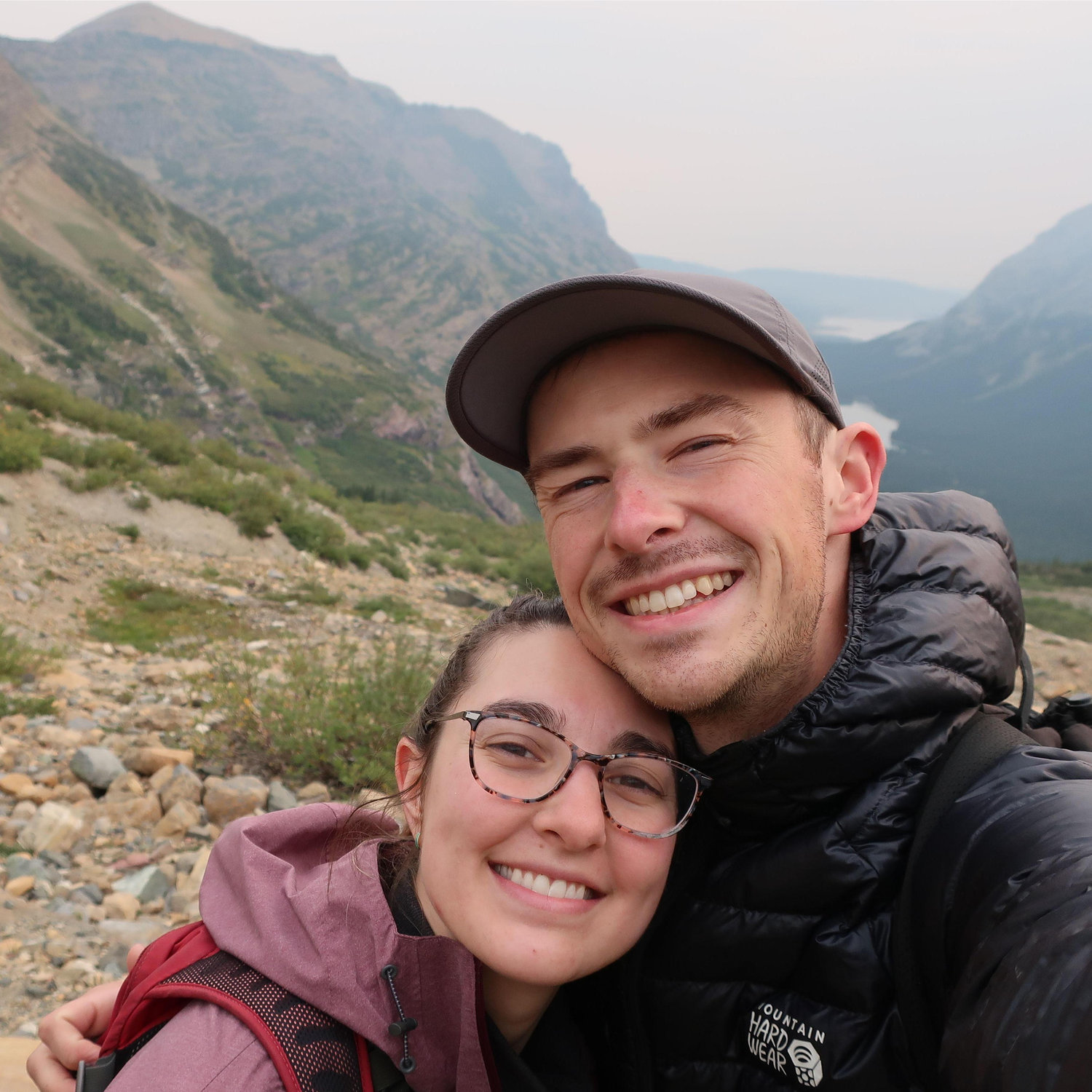 Hiking through Glacier National Park