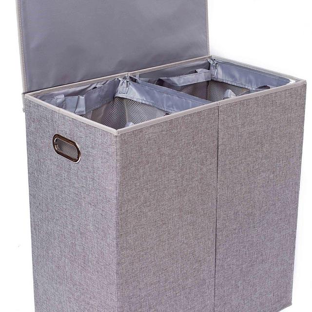 BirdRock Home Double Laundry Hamper