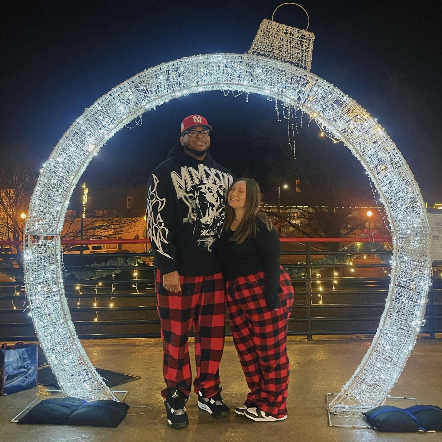 Our second Christmas together -- we went on The Polar Express to get in the festive mood