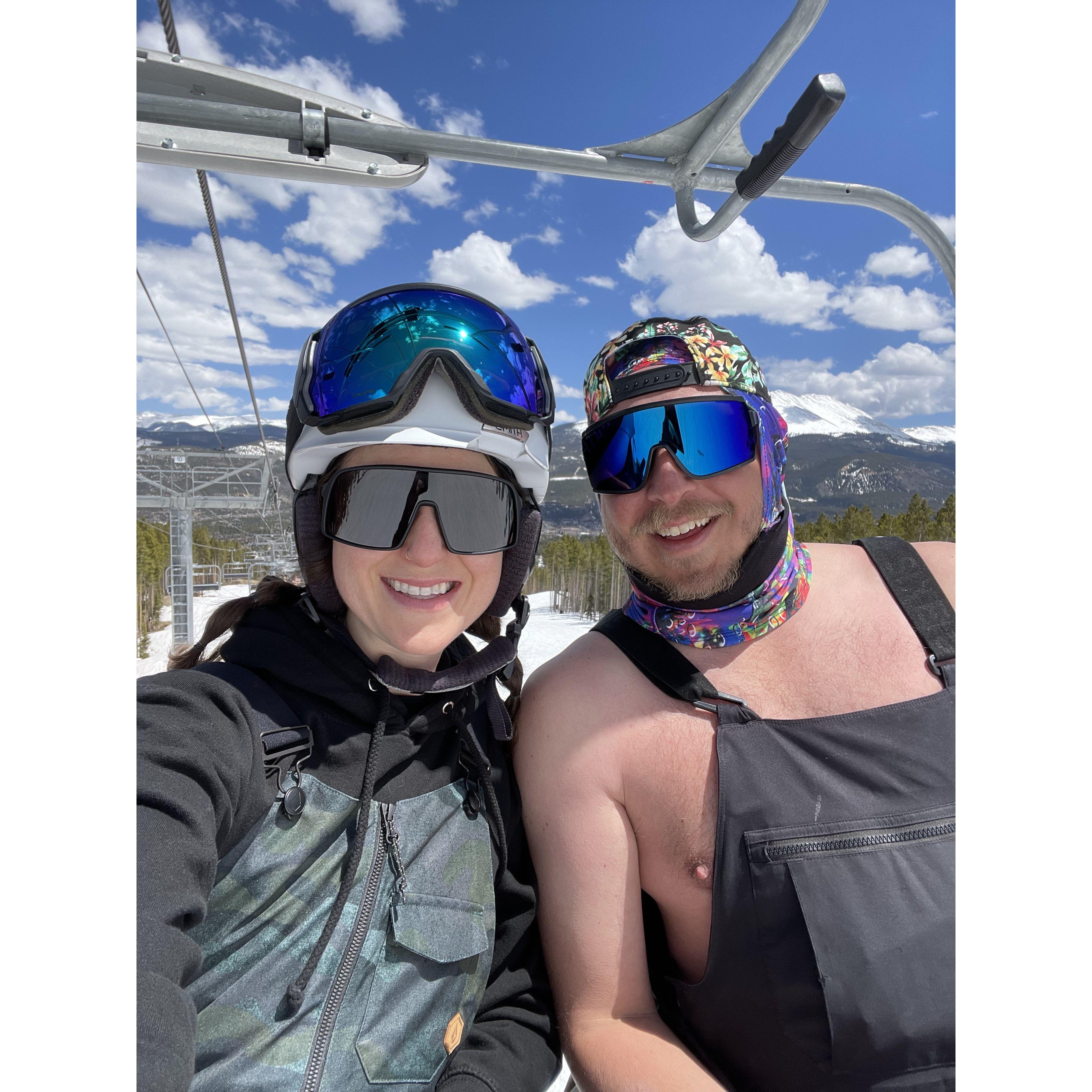 spring skiing!