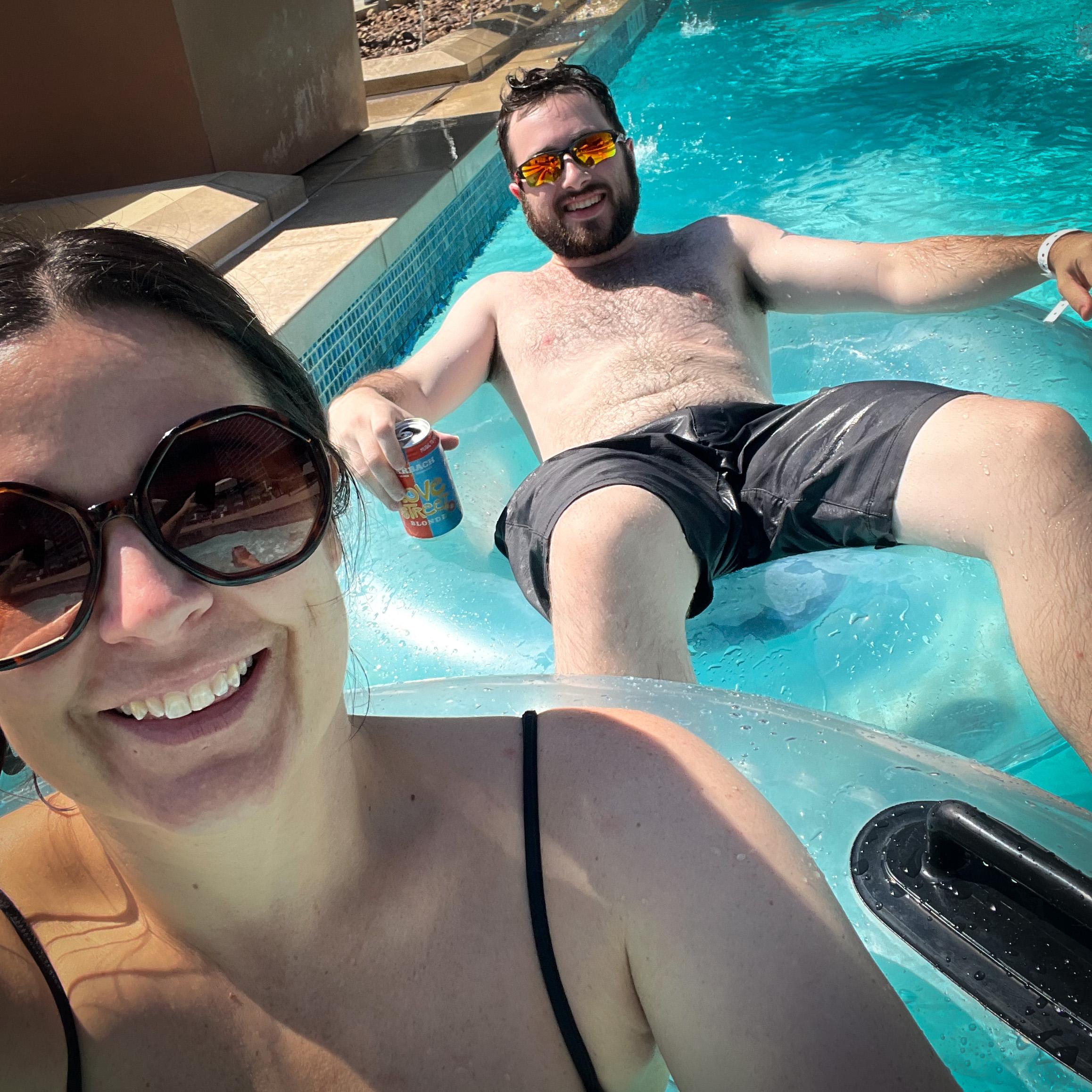 in the Texas shaped lazy river