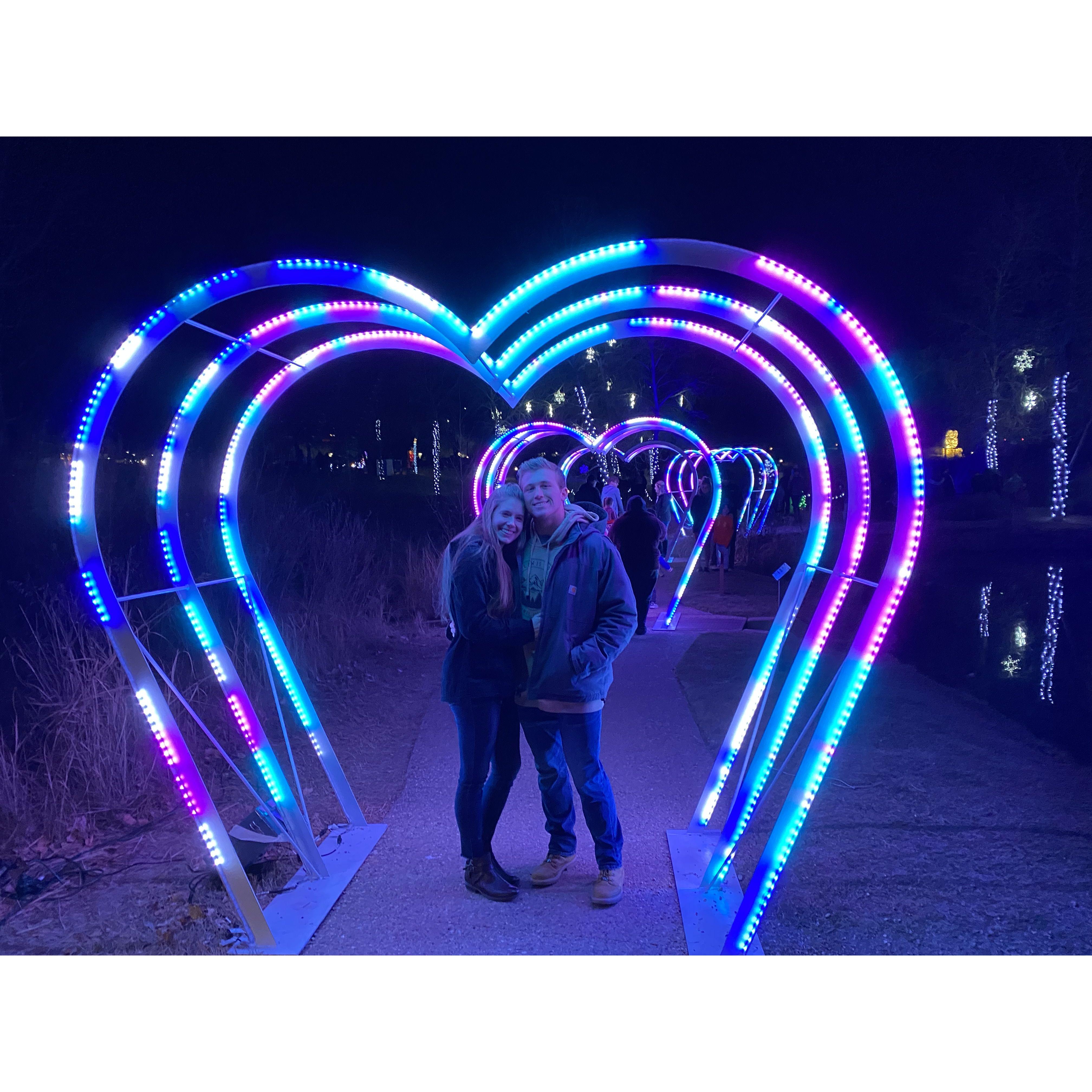 Christmas lights in Loveland