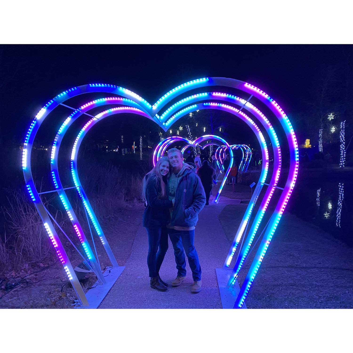 Christmas lights in Loveland