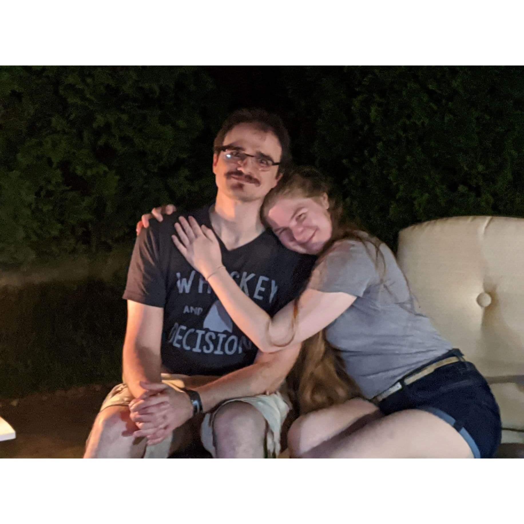 Our first photo together!