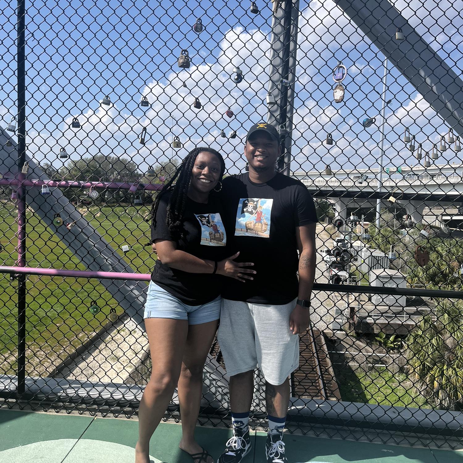 Our first lock bridge 🔐