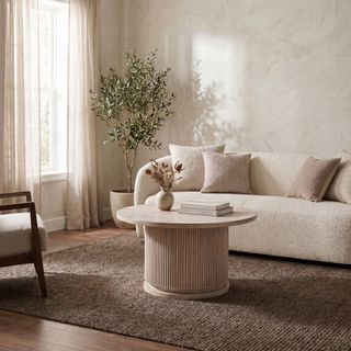 Octavia Round Pedestal Coffee Table