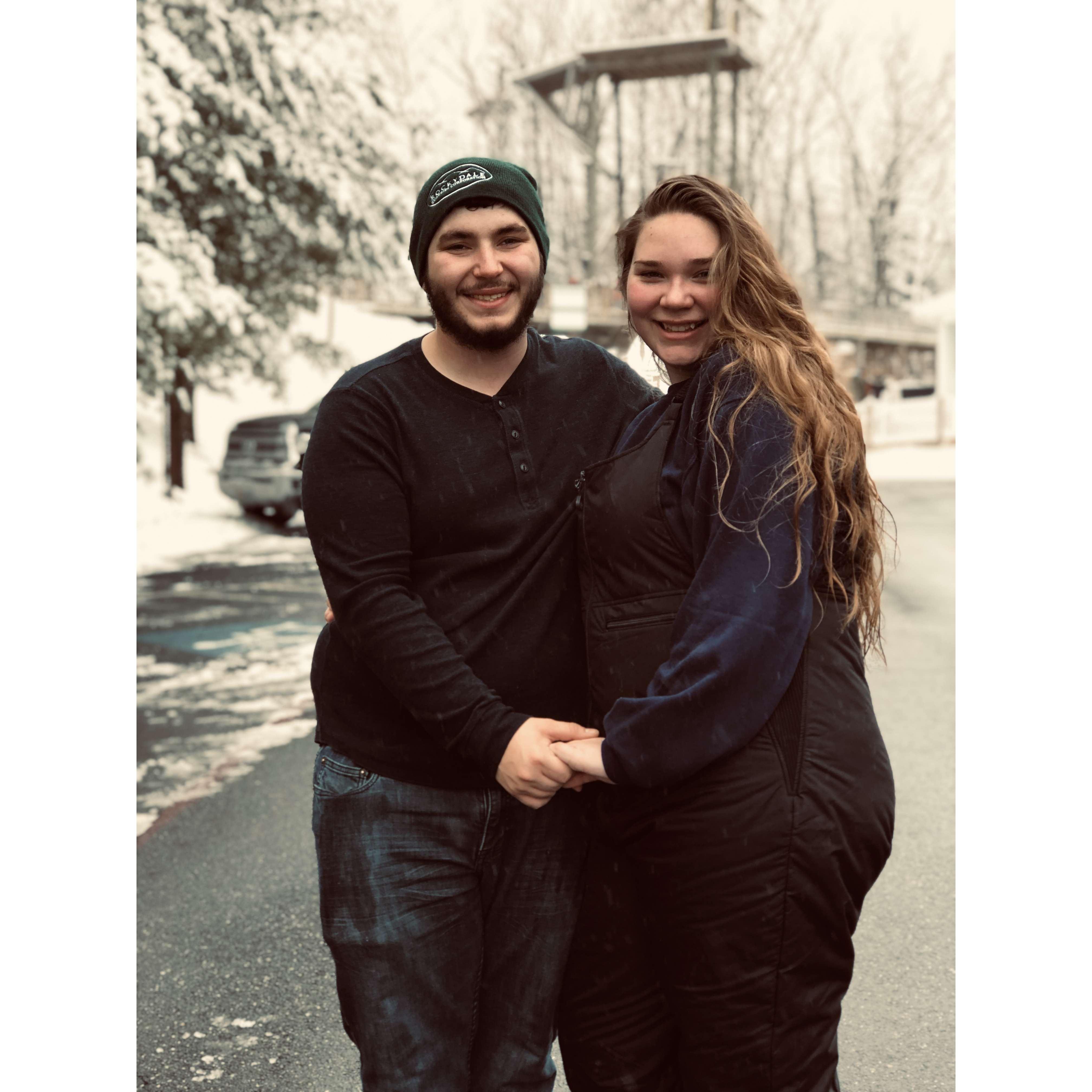 Tubing in January 2020