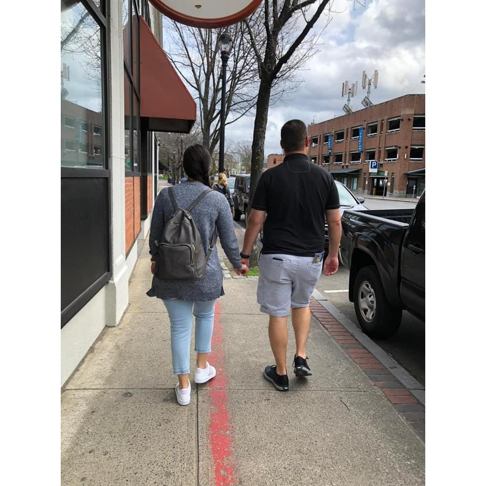 Walking around Boston