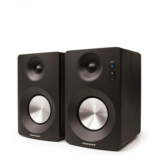 Crosley S100 Powered Speakers (Sold In Pairs)- Black