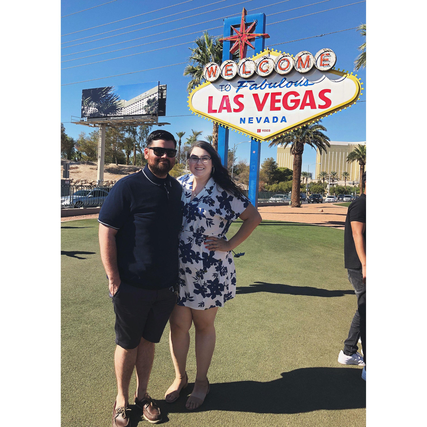 One of the many Vegas trips.