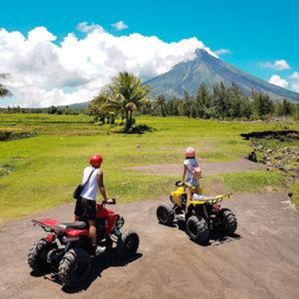 ATV For Two at the Mayon Volcano in Albay, Philippines