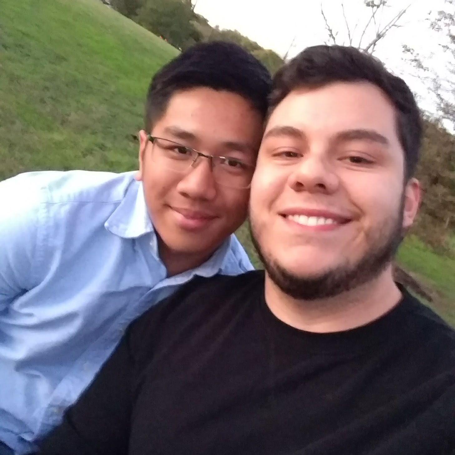 Our very first photo together.