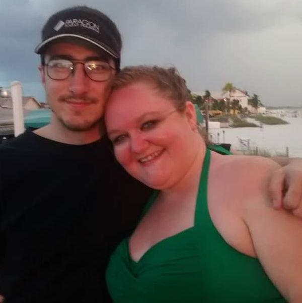 Tim and Amanda on the fishing pier during the 2014 Pirate Fest on Fort Myers Beach, FL.
