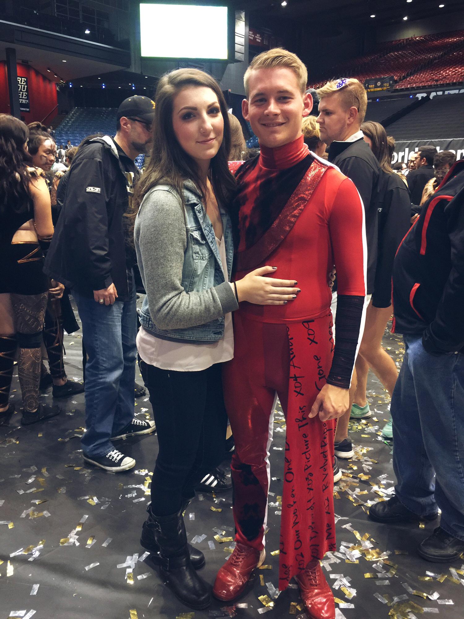 April 2017, after Aaron's age-out performance with Rhythm X.