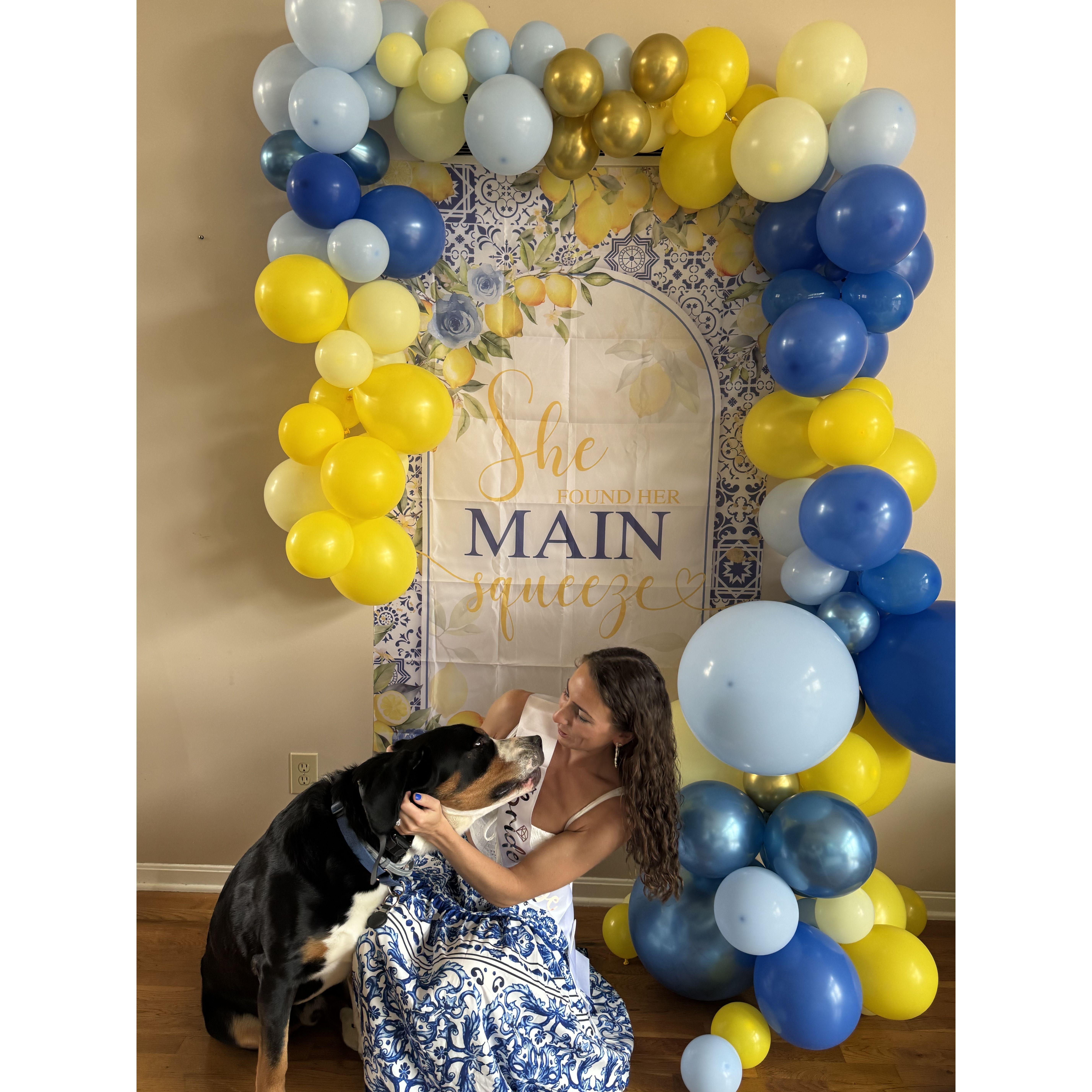 Thank you to everyone for coming, the gifts and love shared as we approach the wedding!