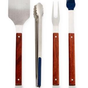 Martha Stewart Collection Wood 4-Pc Grilling Set, Created for Macy's