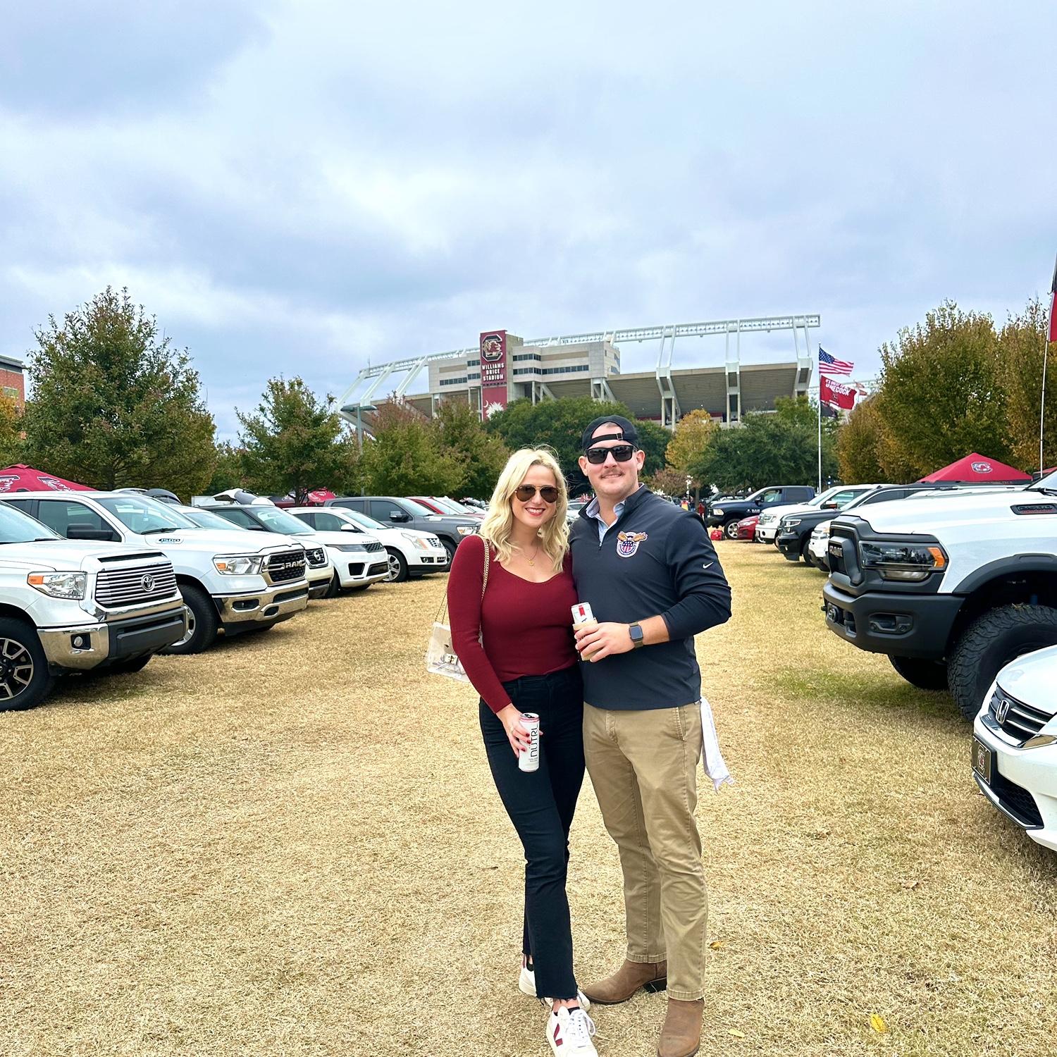Cheering on his favorite CFB Team ;)
