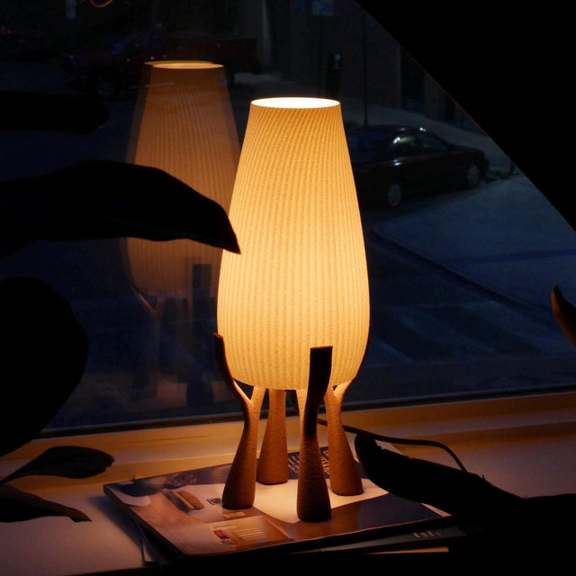 Soft Glow Lamp - Textured Shade with Ripple Design | RIPL .2