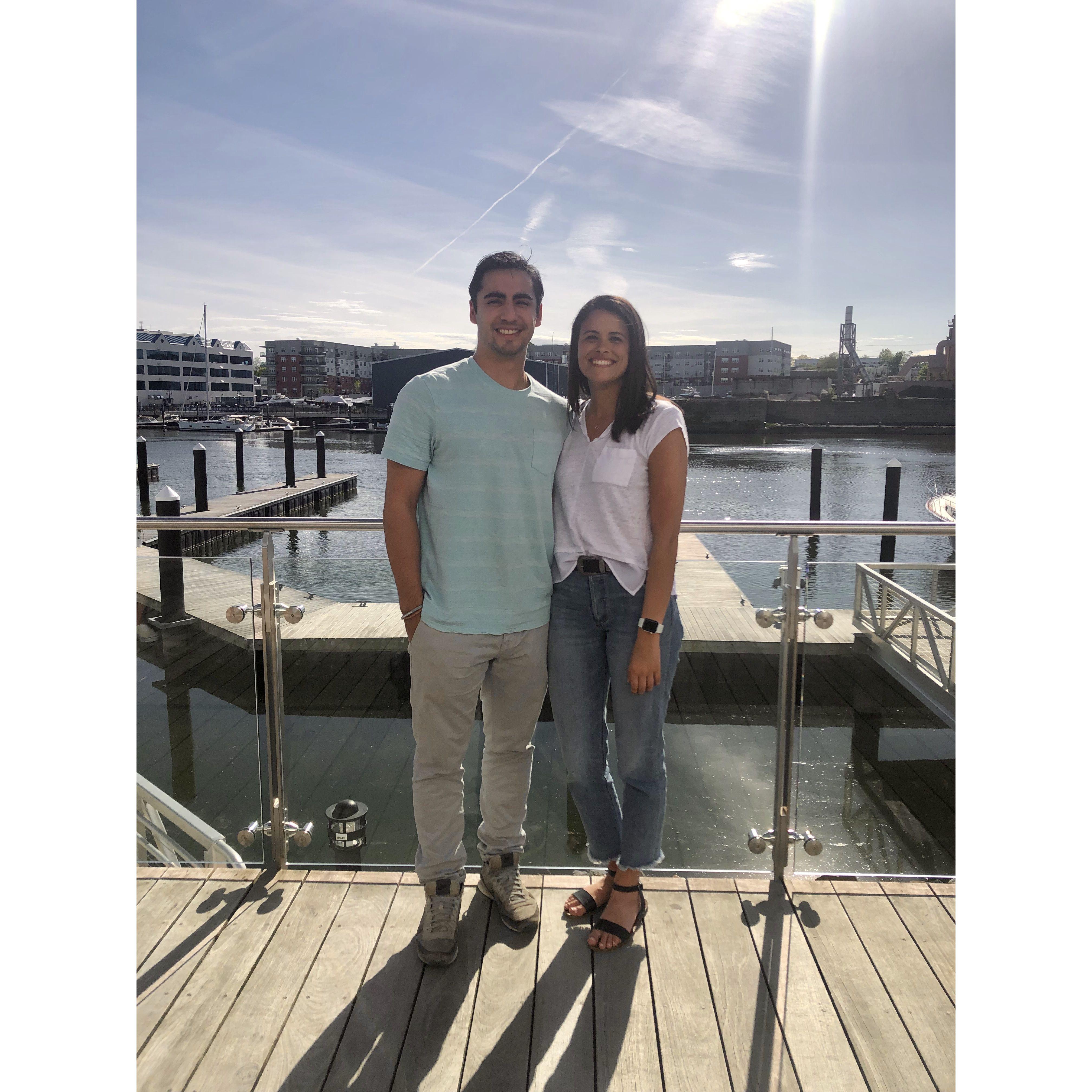 Our first photo together :)