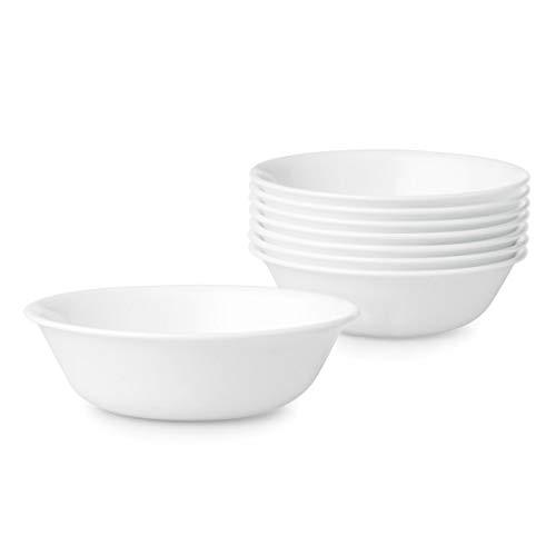 Corelle 1135891 Chip Resistant, bowl sets, 8 Pieces, Winter Frost White