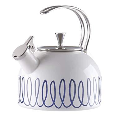 Kate Spade New York 886300 Charlotte Street Metal Kettle, Blue