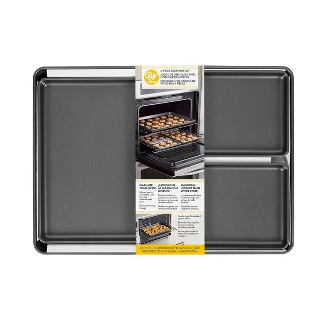 Wilton Oven Maximizer Nonstick Baking Sheets, Set of 4