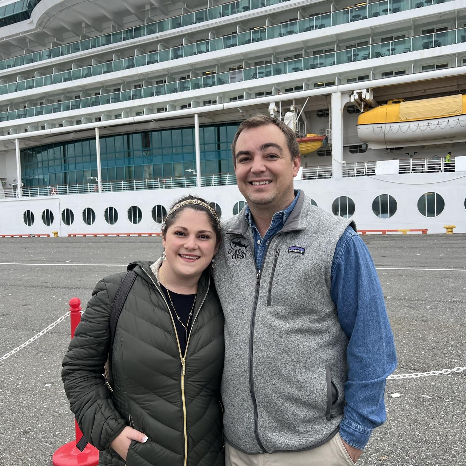 We went on a cruise to Nova Scotia following our engagement