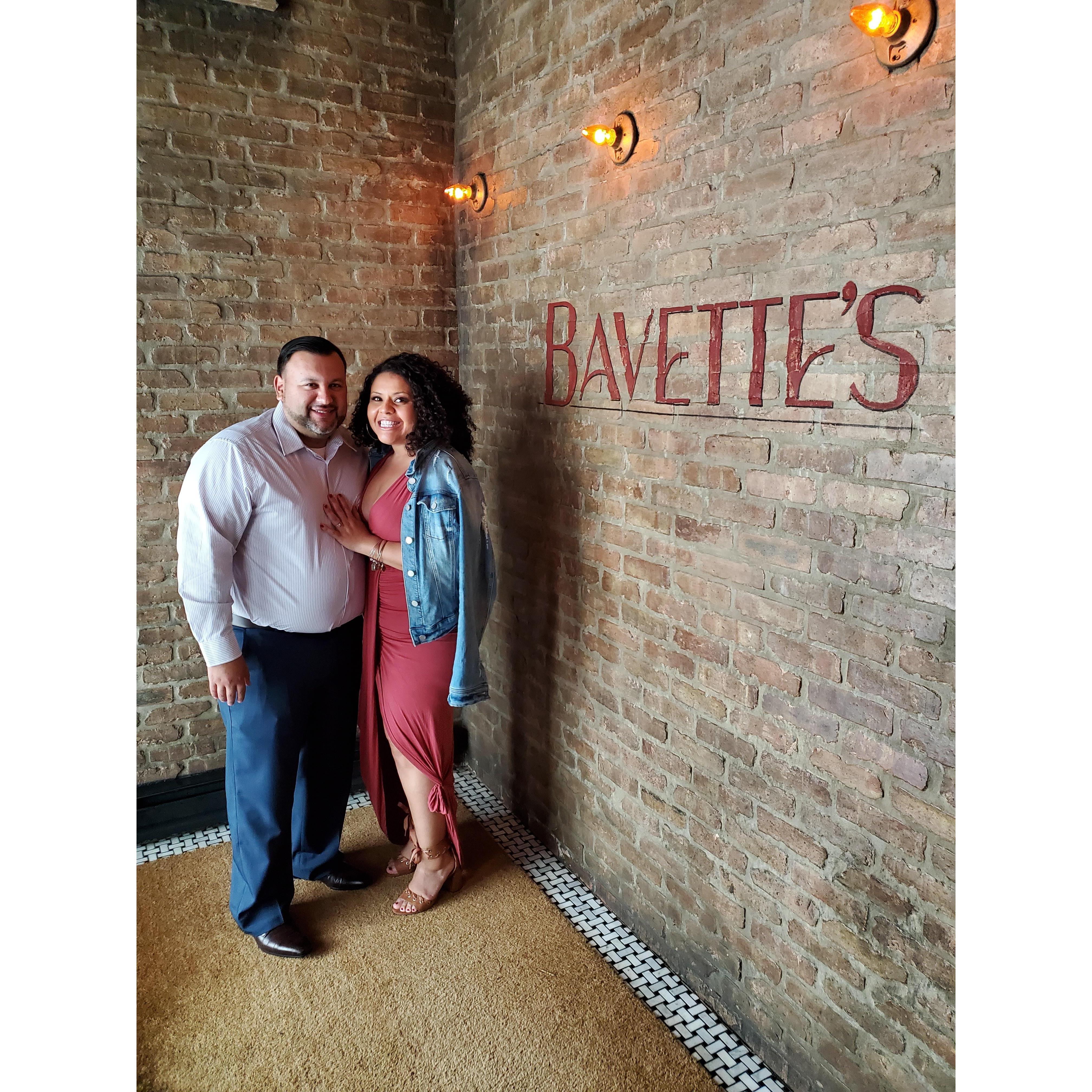 Anniversary dinner in Chicago