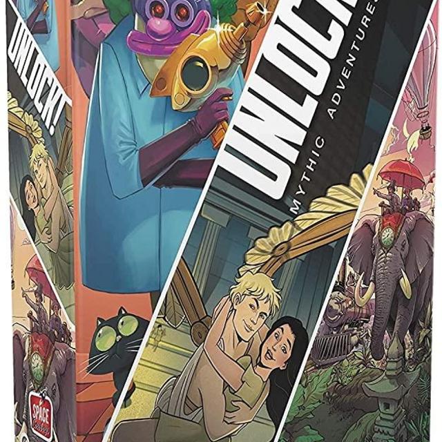 UNLOCK! Mythic Adventures Card Game | Escape Room Games for Adults and Kids | Mystery Games for Family Game Night | Ages 10 and up | 1-6 Players | Average Playtime 1 Hour | Made by Space Cowboys